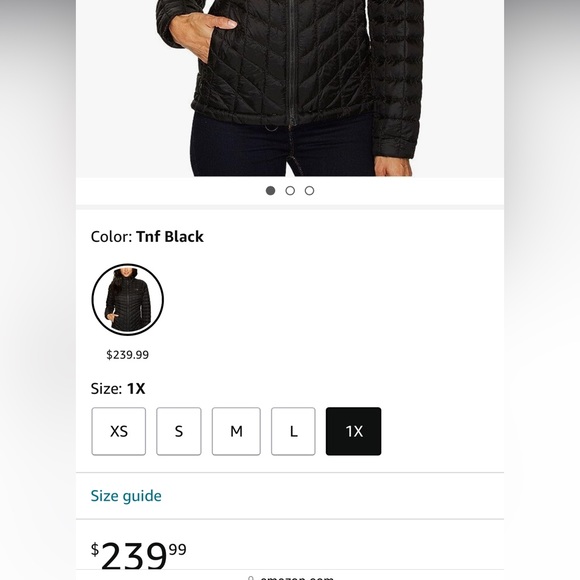 THE NORTHFACE 550 Quilted Large jacket - Picture 3 of 11